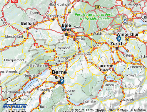 MICHELIN-Landkarte Gäu - ViaMichelin