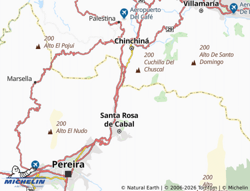 Mappa MICHELIN Campo Alegre Planta - ViaMichelin
