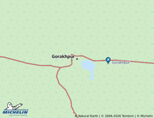 Kaart MICHELIN Gorakhpur - ViaMichelin