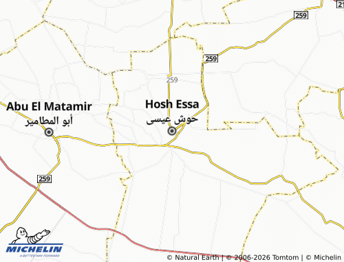 Mapa MICHELIN Hawsh Eesa - ViaMichelin