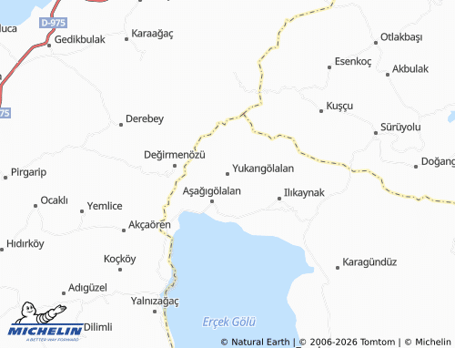 MICHELIN Yukarıgölalan map - ViaMichelin