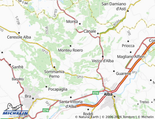 Mapa MICHELIN San Rocco - ViaMichelin
