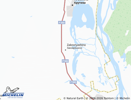 MICHELIN-Landkarte Zakovryashino - ViaMichelin