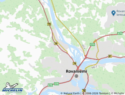 Kaart MICHELIN Ylikylä - ViaMichelin