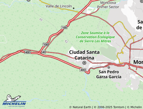 Mappa MICHELIN Residencial Santa Catarina Primer, Segundo, Tercer y Cuarto Sector - ViaMichelin