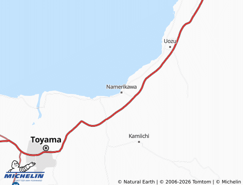 Mappa MICHELIN Namerikawa - ViaMichelin