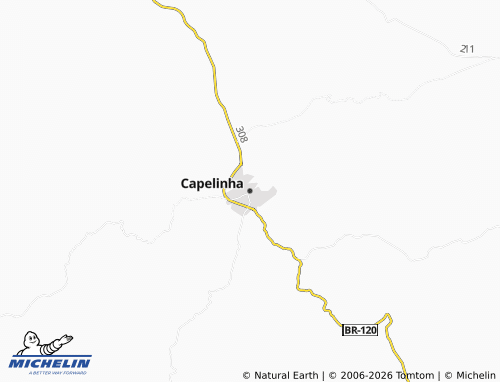 Mapa MICHELIN Capelinha - ViaMichelin