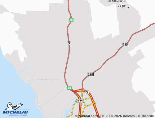 MICHELIN-Landkarte alhazaeia - ViaMichelin