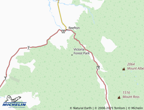 MICHELIN Victoria Forest Park map - ViaMichelin