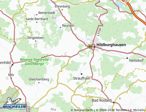 MICHELIN-Landkarte Leimrieth - ViaMichelin
