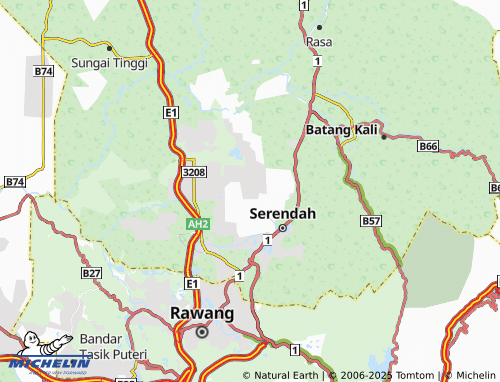 MICHELIN Seksyen BS9 Bukit Sentosa 3 map - ViaMichelin