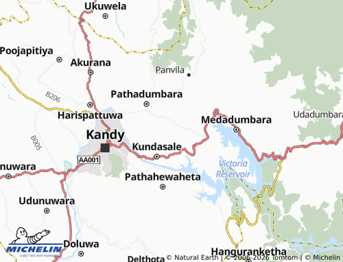 Mappa MICHELIN Hurikaduwa South - ViaMichelin