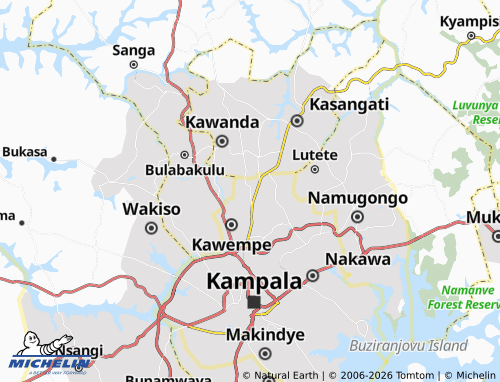 Mappa MICHELIN Mpererwe - ViaMichelin