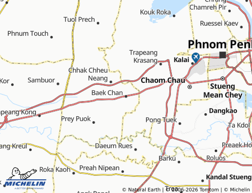 Mappa MICHELIN Baek Chan - ViaMichelin