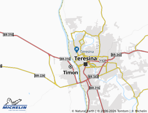 Mapa MICHELIN Acarape - ViaMichelin