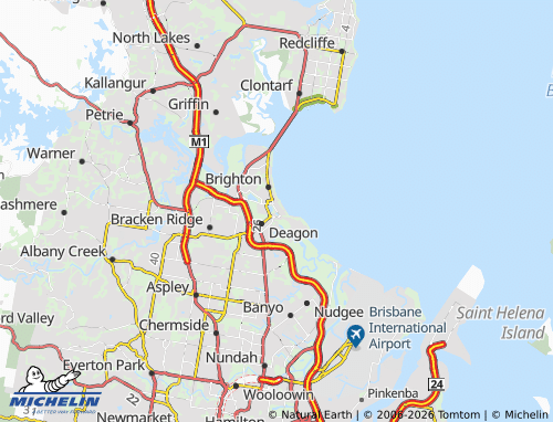 MICHELIN Sandgate map - ViaMichelin