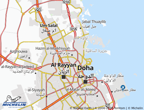 Mappa MICHELIN Hazm al-Murkhiyyah - ViaMichelin