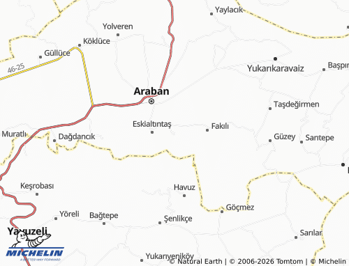 MICHELIN Esentepe map - ViaMichelin
