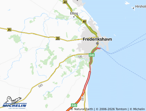 Mapa MICHELIN Kilden - ViaMichelin