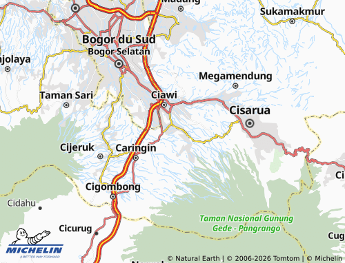 Mapa MICHELIN Banjar Wangi - ViaMichelin