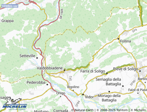 MICHELIN Pianezze map - ViaMichelin