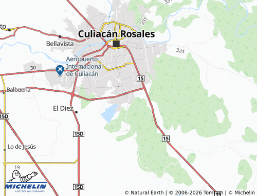 Mappa MICHELIN Jesús Manuel Camez Valdez - ViaMichelin