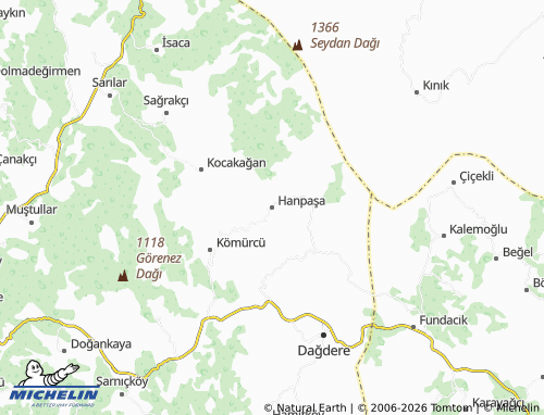 Mappa MICHELIN Hanpaşa - ViaMichelin
