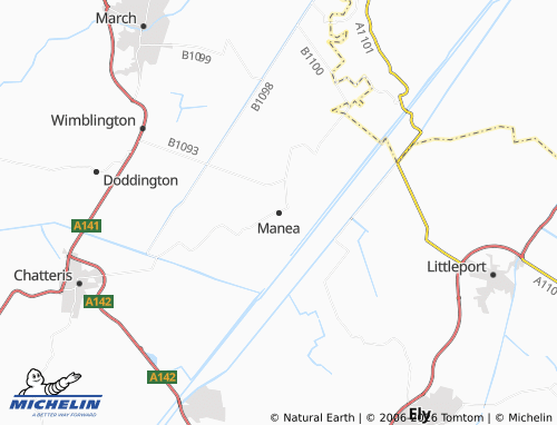 Carte MICHELIN Manea - ViaMichelin