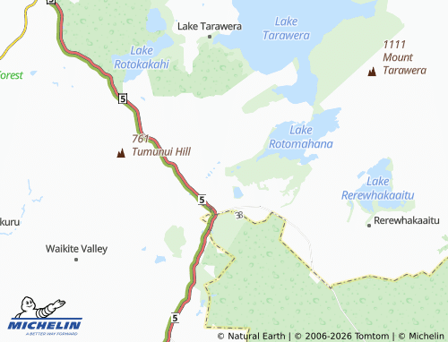 Mapa MICHELIN Waimangu - ViaMichelin