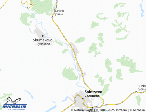 MICHELIN Vypolzovo map - ViaMichelin