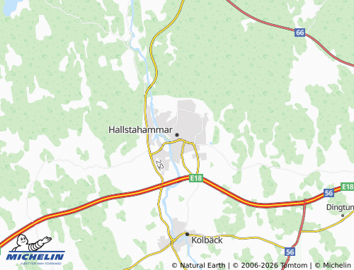 Mapa MICHELIN Hallstahammar - ViaMichelin