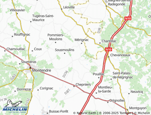 MICHELIN Chatenet map - ViaMichelin