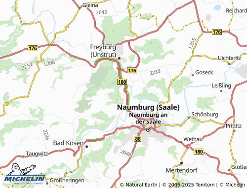 MICHELIN-Landkarte Kleinjena - ViaMichelin
