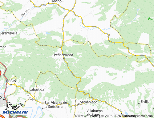 Mapa MICHELIN Loza - ViaMichelin