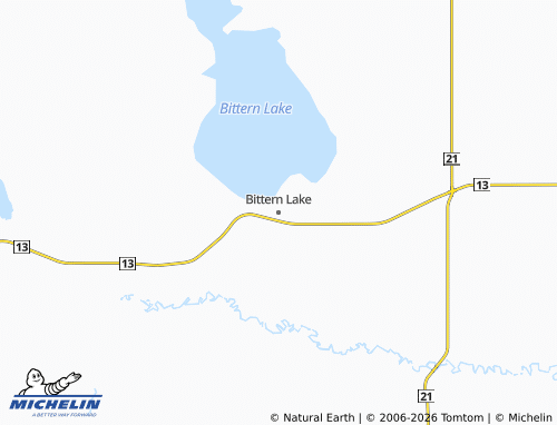MICHELIN Bittern Lake map - ViaMichelin