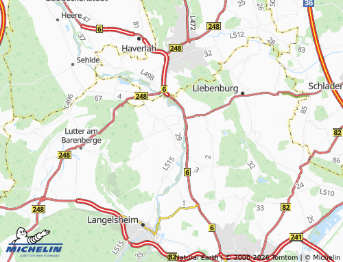 MICHELIN Ostharingen map - ViaMichelin