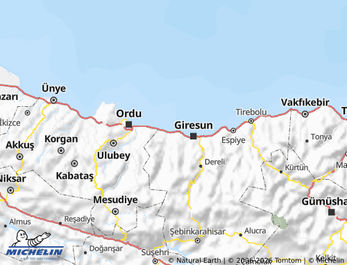 Kaart MICHELIN Bulancak - ViaMichelin