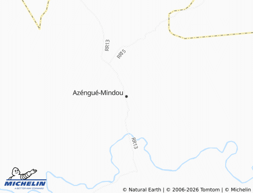 Mappa MICHELIN Azéngué-Mindou - ViaMichelin