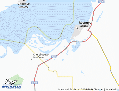 MICHELIN-Landkarte Beregovoye - ViaMichelin