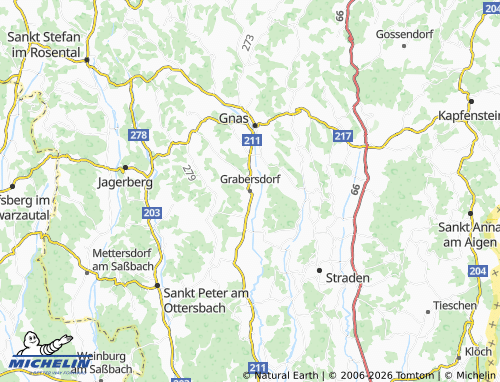 MICHELIN Grabersdorf map - ViaMichelin