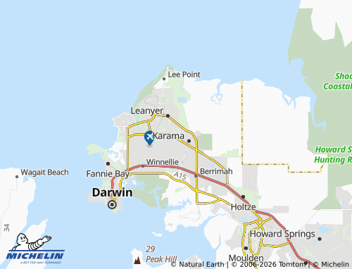 Mapa MICHELIN Malak - ViaMichelin