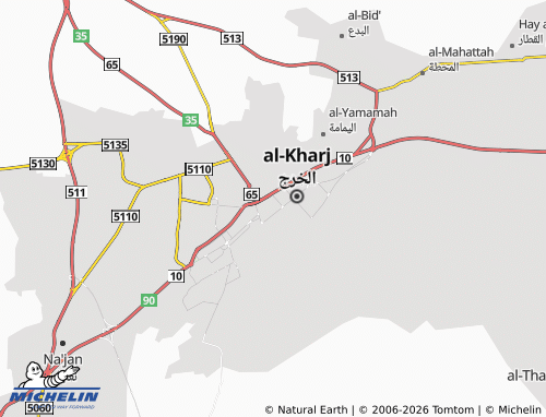 Carte MICHELIN al-Salam - ViaMichelin