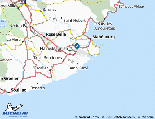 MICHELIN Mon Trésor-Mon Desert map - ViaMichelin
