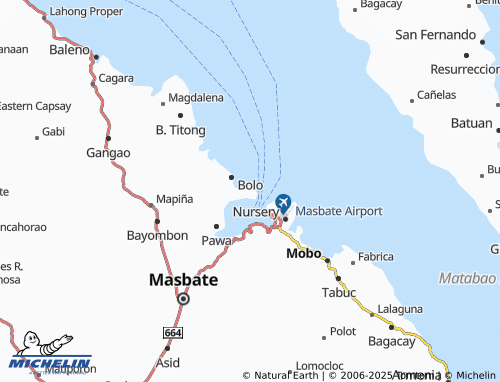 MICHELIN Bantigue map - ViaMichelin
