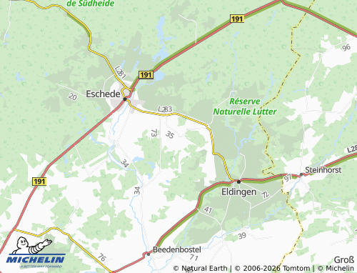 Mapa MICHELIN Kragen - ViaMichelin