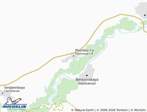 MICHELIN-Landkarte Plotnikov 1-y - ViaMichelin