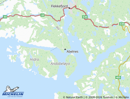 MICHELIN-Landkarte Abelnes - ViaMichelin