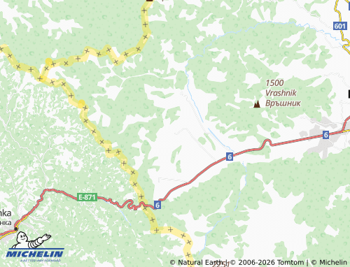 Kaart MICHELIN Prekolnitsa - ViaMichelin