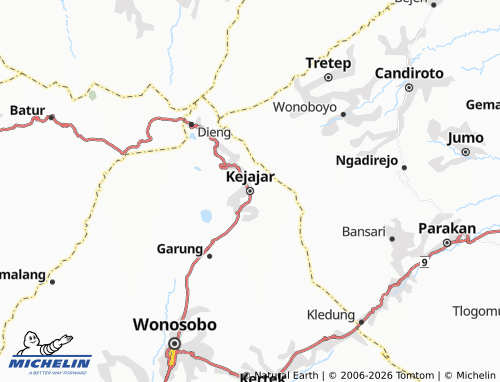Carte MICHELIN Kejajar - ViaMichelin