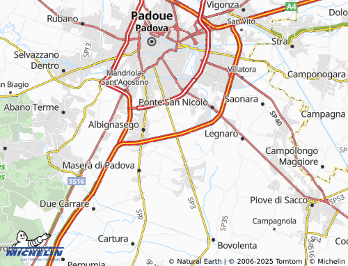 MICHELIN Rigato map - ViaMichelin
